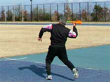 ジャベリックスロー競技の様子-3