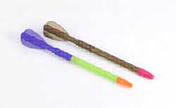 写真:ジャベリックスローの製品図(羽根)