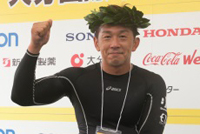 ハーフ初優勝の松永選手