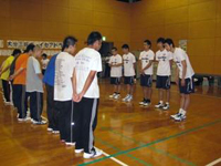 ヴァイセアドラーの選手到着の様子